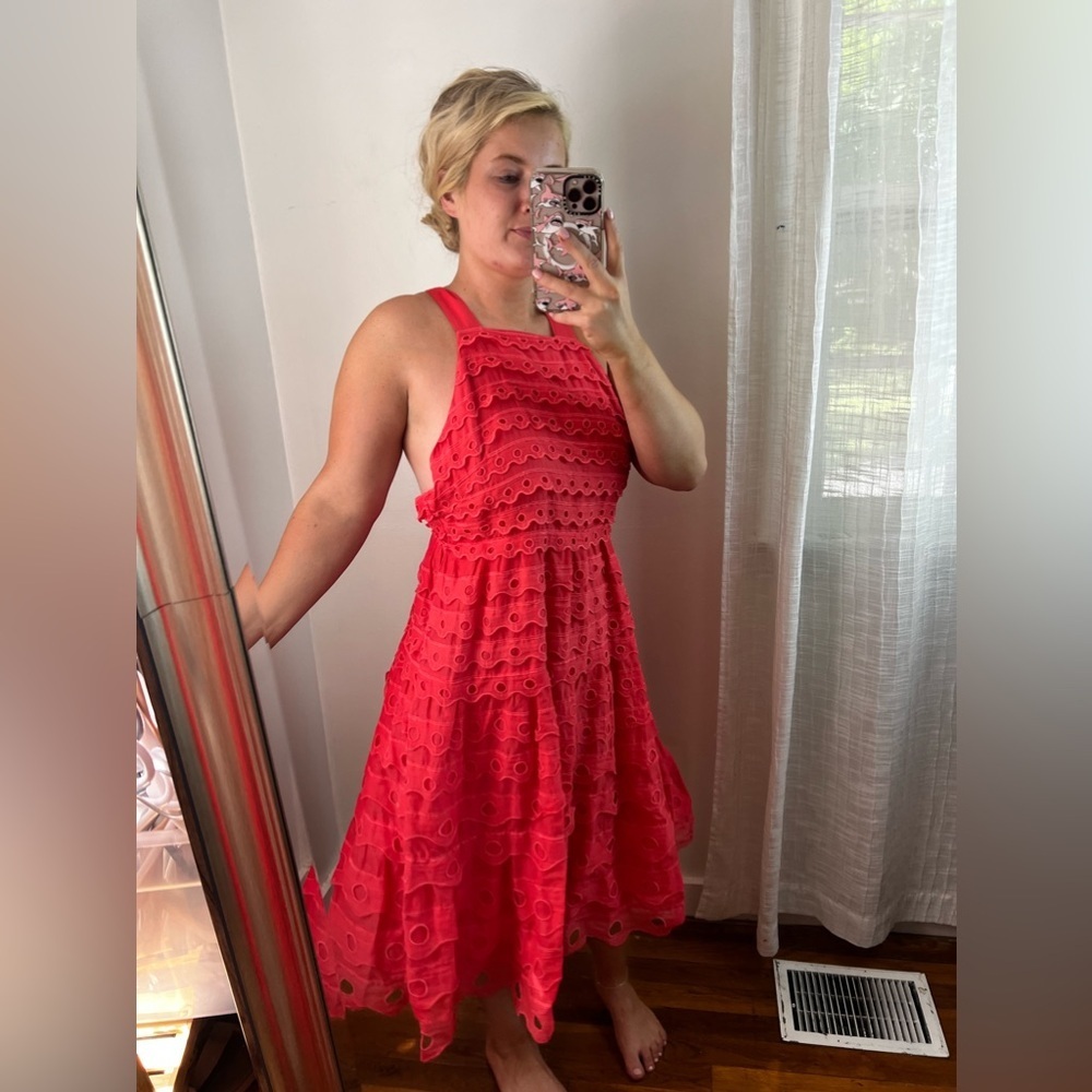 NWT Anthropologie Maeve MIDI Dress 4P - Picture 4 of 10
